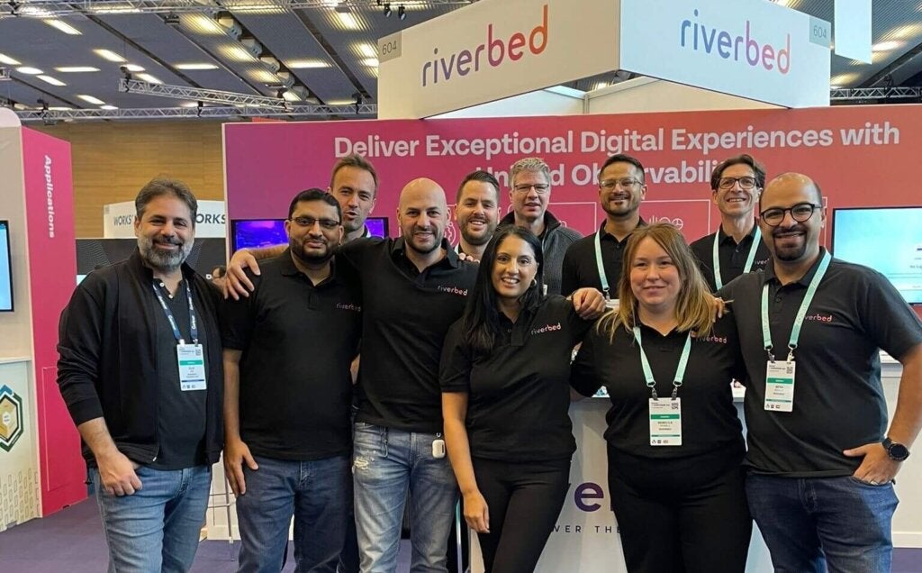 Riverbed booth at Gartner IT Symposium