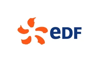 A EDF with its colored logo beside.
